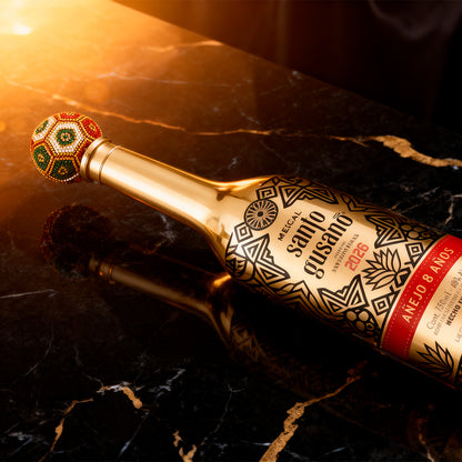 Mezcal Santo Gusano Edición Sin Fronteras 2026 — Añejo 8 Años