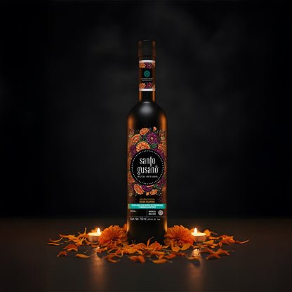 Mezcal Santo Gusano – Edición Especial Día de Muertos